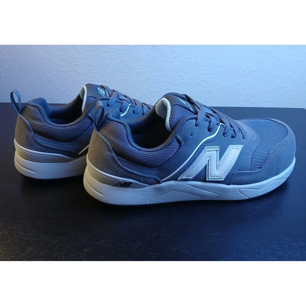 New Balance WUELEHM2 Womens Grey Composite Toe Slip Resistant Work Shoes 10 NEW